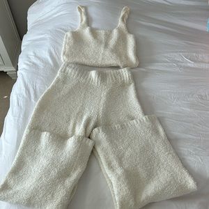 SKIMS cozy set (top and bottom)